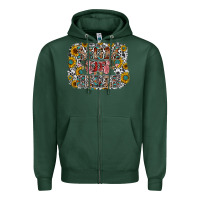 Sports Green mom of girls Zipper Hoodie - RacoonDesign