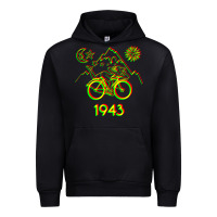 Black Bicycle Day 1943 LSD Acid Hofmann Trip Urban Hoodie - trangStudio