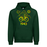 Forest Green Bicycle Day 1943 LSD Acid Hofmann Trip Urban Hoodie - trangStudio