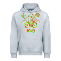 Heather Grey Bicycle Day 1943 LSD Acid Hofmann Trip Urban Hoodie - trangStudio