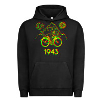 Pigment Black Bicycle Day 1943 LSD Acid Hofmann Trip Urban Hoodie - trangStudio