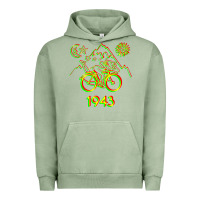 Pigment Oil Green Bicycle Day 1943 LSD Acid Hofmann Trip Urban Hoodie - trangStudio