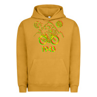 Pigment Peanut Butter Bicycle Day 1943 LSD Acid Hofmann Trip Urban Hoodie - trangStudio