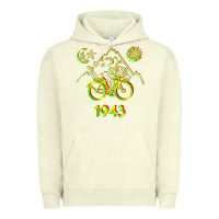 Pigment Pistachio Bicycle Day 1943 LSD Acid Hofmann Trip Urban Hoodie - trangStudio