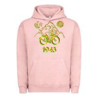 Pigment Salmon Bicycle Day 1943 LSD Acid Hofmann Trip Urban Hoodie - trangStudio
