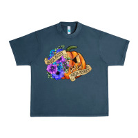 Midnight Navy sorta sweet sorta spooky Urban Heavy Tee - CowGirlArtShop