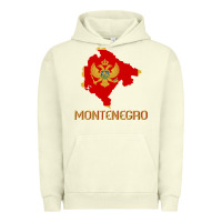 Pigment Pistachio Montenegrin Flag  Montenegro Urban Hoodie - trangStudio
