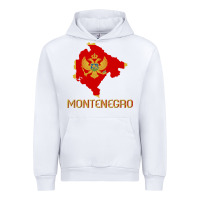 White Montenegrin Flag  Montenegro Urban Hoodie - trangStudio