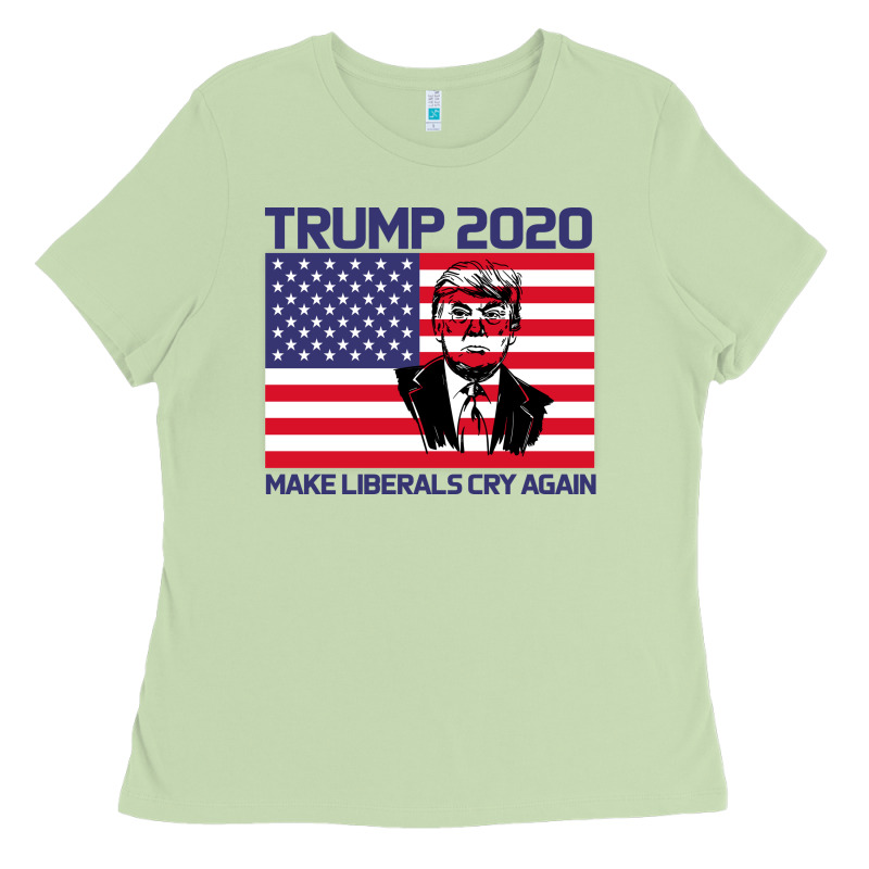 Trump 2020 Make Liberals Cry Again Ladies Tee by Bettercallsaul | Teevron