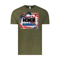 Vintage Olive memorial day honor and remember Vintage Tee - CowGirlArtShop