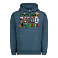Pigment Midnight Navy I am just here for field day 2023 Urban Hoodie - AdoDesignShop