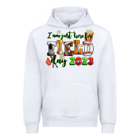 White I am just here for field day 2023 Urban Hoodie - AdoDesignShop