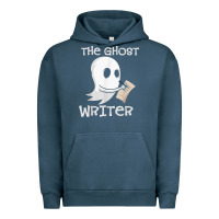 Pigment Midnight Navy ghost writer ghoul author halloween trick or treat novelist t shirt Urban Hoodie - trangStudio