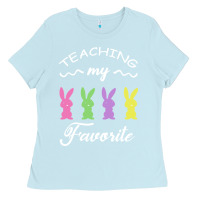Baby Blue Teaching My Favorite Bunny Ladies Tee - Bettercallsaul