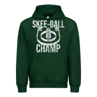 Forest Green Distressed Skeeball - Skee-ball Champ - Traveling Carnival Urban Hoodie - trangStudio