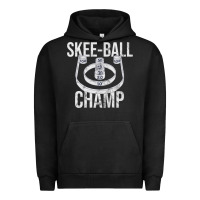 Pigment Black Distressed Skeeball - Skee-ball Champ - Traveling Carnival Urban Hoodie - trangStudio