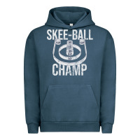Pigment Midnight Navy Distressed Skeeball - Skee-ball Champ - Traveling Carnival Urban Hoodie - trangStudio