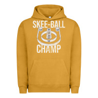 Pigment Peanut Butter Distressed Skeeball - Skee-ball Champ - Traveling Carnival Urban Hoodie - trangStudio