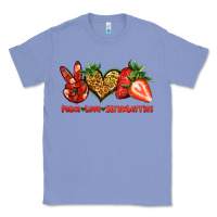 Colony Blue peace love strawberries Classic Tee - Jasminsmagicworld