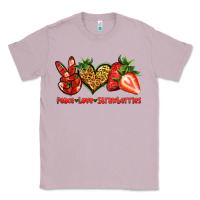 Lilac peace love strawberries Classic Tee - Jasminsmagicworld