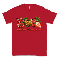 Red peace love strawberries Classic Tee - Jasminsmagicworld
