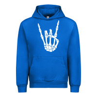 Cobalt halloween skeleton hand horns rock n roll music lover tank top Urban Hoodie - trangStudio