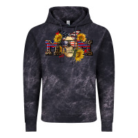 Cloud Black american mom skull Vintage Hoodie - CowGirlArtShop