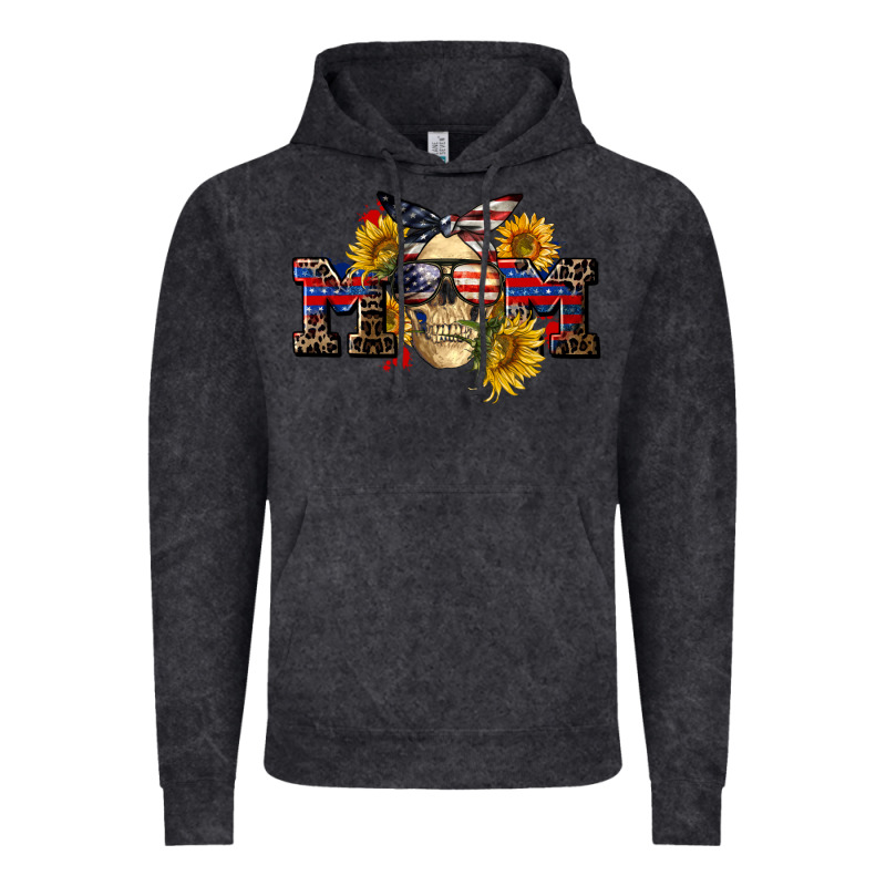American Mom Skull Vintage Hoodie by CowGirlArtShop | Teevron