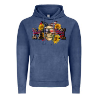 Vintage Denim american mom skull Vintage Hoodie - CowGirlArtShop
