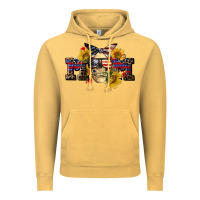 Vintage Mustard american mom skull Vintage Hoodie - CowGirlArtShop