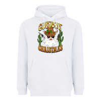 White cowboy christmas santa Heavyweight Hoodie - BarkalooDesign