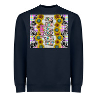 Navy happy easter Heavyweight Sweatshirt - CowhideDigitalArt
