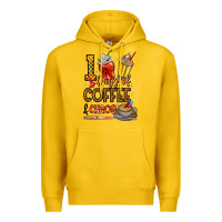 Lemon 100. Days Of Coffee  Chaos Premium Hoodie - CowhideDigitalArt