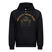 Black Protect Trans Kids Urban Hoodie - trangStudio