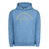Pigment Pebble Blue Protect Trans Kids Urban Hoodie - trangStudio