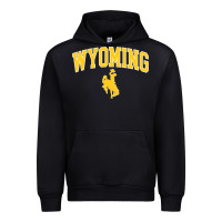 Black Kids Wyoming Cowboys Apparel Fan Favorite Brown Arch Urban Hoodie - trangStudio