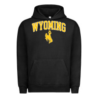 Pigment Black Kids Wyoming Cowboys Apparel Fan Favorite Brown Arch Urban Hoodie - trangStudio