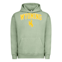 Pigment Oil Green Kids Wyoming Cowboys Apparel Fan Favorite Brown Arch Urban Hoodie - trangStudio