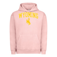 Pigment Salmon Kids Wyoming Cowboys Apparel Fan Favorite Brown Arch Urban Hoodie - trangStudio