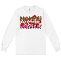 White mommy is my valentine olıvıa Long Sleeve Tee - OliviaCreatesArt