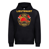 Black fire rescue lieutenant department  for firefighters Urban Hoodie - trangStudio