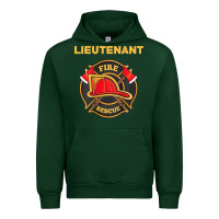 Forest Green fire rescue lieutenant department  for firefighters Urban Hoodie - trangStudio