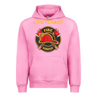 Fuchsia Pink fire rescue lieutenant department  for firefighters Urban Hoodie - trangStudio