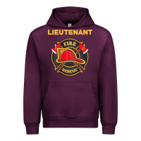 Mauve Wine fire rescue lieutenant department  for firefighters Urban Hoodie - trangStudio