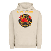 Pigment French Oak fire rescue lieutenant department  for firefighters Urban Hoodie - trangStudio