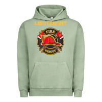 Pigment Oil Green fire rescue lieutenant department  for firefighters Urban Hoodie - trangStudio