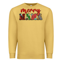 Antique Gold Christmas merry mama Premium Sweatshirt - BarkalooDesign