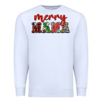 White Christmas merry mama Premium Sweatshirt - BarkalooDesign