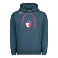 Pigment Midnight Navy KISS  1978 Paul Stanley Urban Hoodie - trangStudio