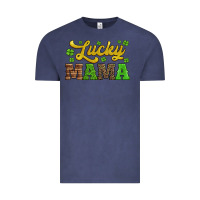 Vintage Denim lucky mama st patricks day Vintage Tee - Jasminsmagicworld